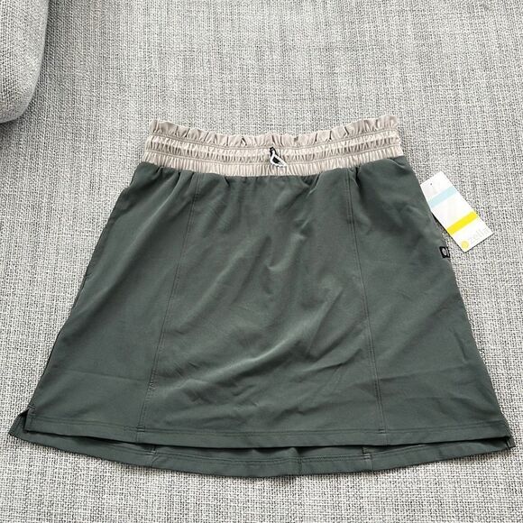 Zella Excursion Active Mini Skirt Dark Green Grey Size XS‎ - Picture 2 of 8